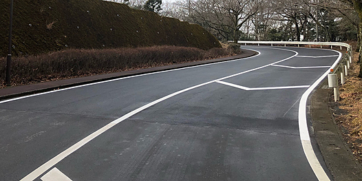 ﾎﾃﾙﾏﾘｵｯﾄﾎﾃﾙ修善寺　進入路舗装工事