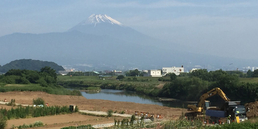 狩野川大平地区伐開工事