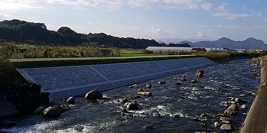 令和5年度　一級河川来光川護岸改修工事