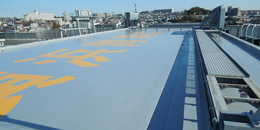 横浜青葉ICﾄｰﾙｹﾞｰﾄ屋上防水工事